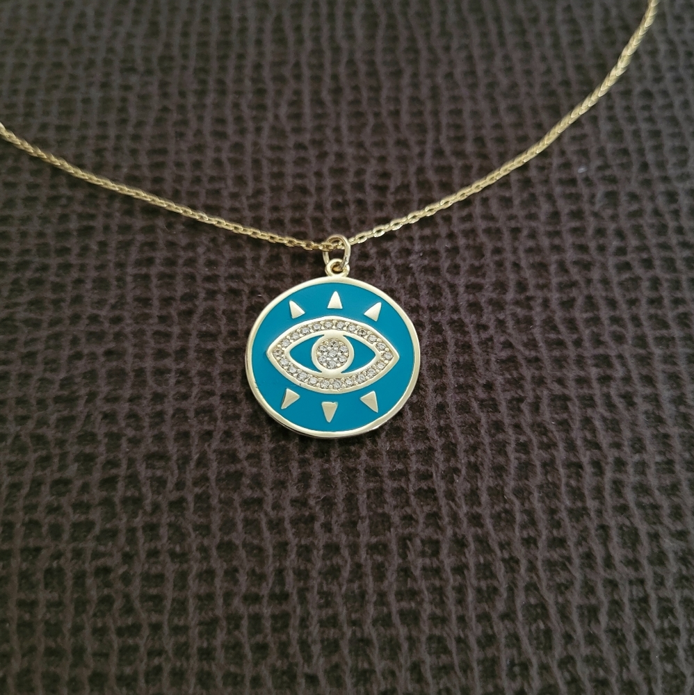 Stella Rose🌹Evil😈 Eye👁 Pendant Necklace - NWT - Picture 10 of 12